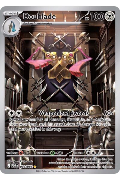 Doublade 98/88 Illustration Rare fra Perfect Order, Mega Evolution-serien