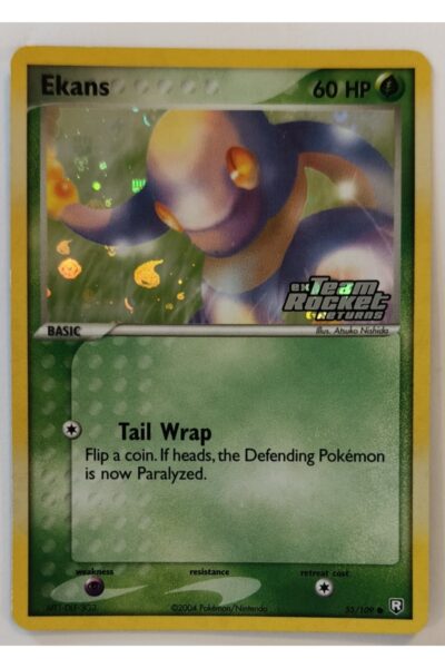 Ekans 55/109 Common fra Team Rocket Returns, Pokémon TCG
