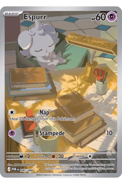 Espurr, Illustration Rare 95/88 fra Perfect Order i Mega Evolution-serien
