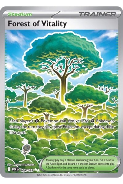 Forest of Vitality 109/88 Ultra Rare Stadium-kort fra Perfect Order
