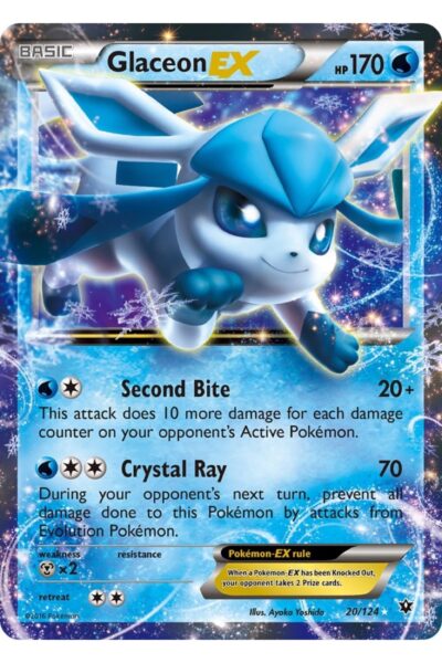 Glaceon-EX 20/124 Fates Collide