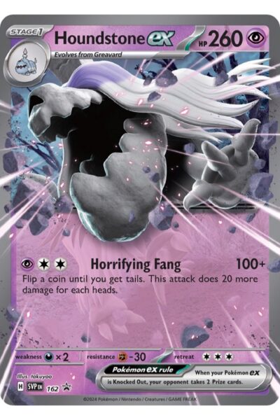 Houndstone ex 162 fra Scarlet & Violet Black Star Promos