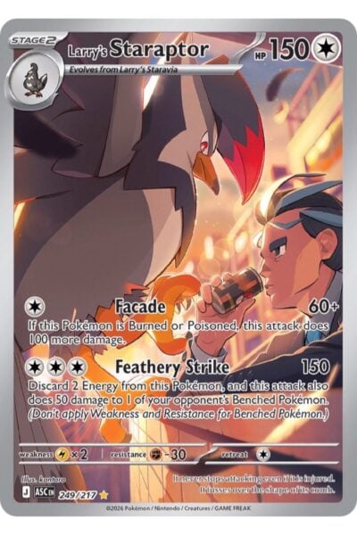Larry's Staraptor 249/217 Illustration Rare fra Ascended Heroes