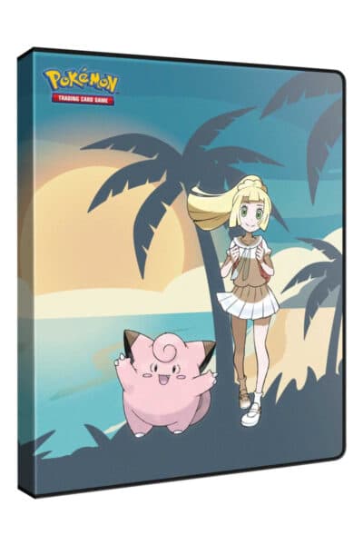 Lillie og Clefairy A4 Mappe til 180 kort – set forfra