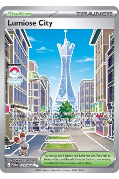 Lumiose City, Stadium Trainer-kort nummer 111/88 fra sættet Perfect Order