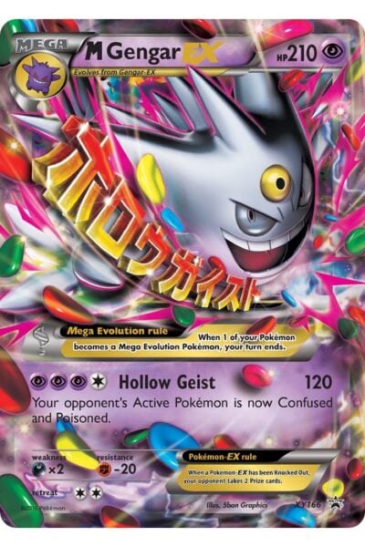 M Gengar-EX XY166 XY Black Star Promos