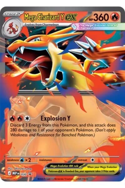 Mega Charizard Y ex, nummer 30, Mega Evolution Black Star Promos