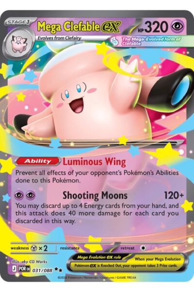 Mega Clefable ex 31/88 Double Rare fra Perfect Order