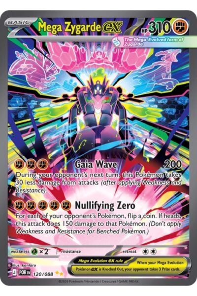 Mega Zygarde ex 120/88 Special Illustration Rare fra Perfect Order