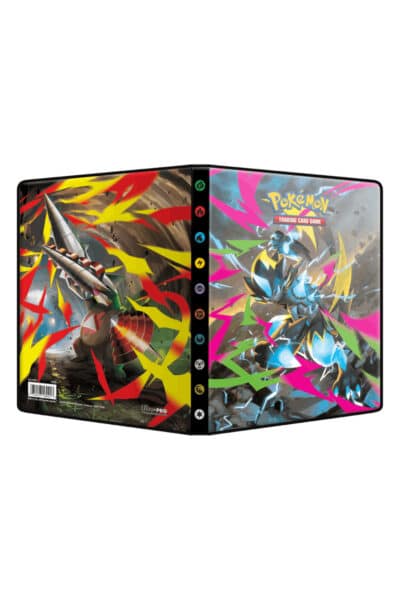 Pokémon Pitch Black A5 mappe med Mega Zeraora og Mega Excadrill