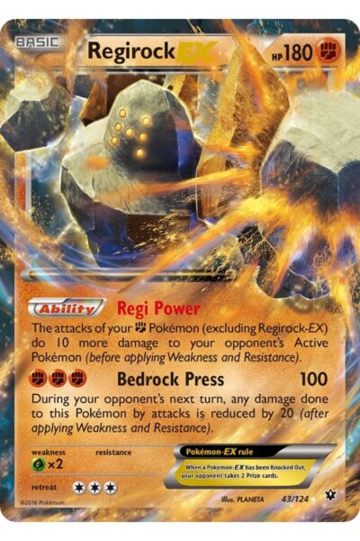 Regirock-EX 43/124 Fates Collide