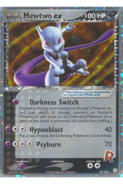 Rocket's Mewtwo ex 99/109 Team Rocket Returns