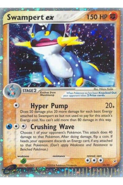 Swampert ex 95/95 fra Team Magma vs Team Aqua, Rare Holo EX