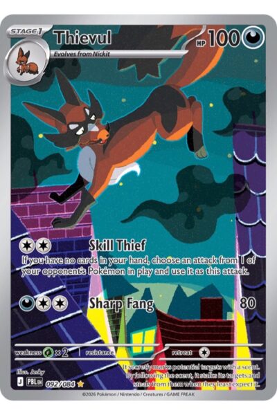 Thievul 92/84 Illustration Rare fra Pitch Black, illustreret af Jerky
