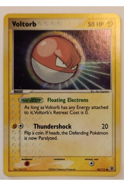 Voltorb 85/112 fra FireRed & LeafGreen, illustreret af Ken Sugimori