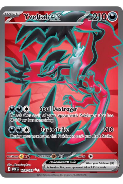 Yveltal ex 105/88 Ultra Rare fra Perfect Order