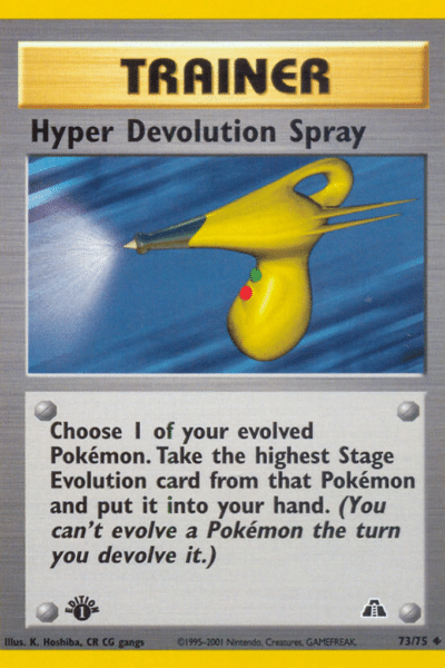 Hyper Devolution Spray 73/75 Neo Discovery 1st Edition
