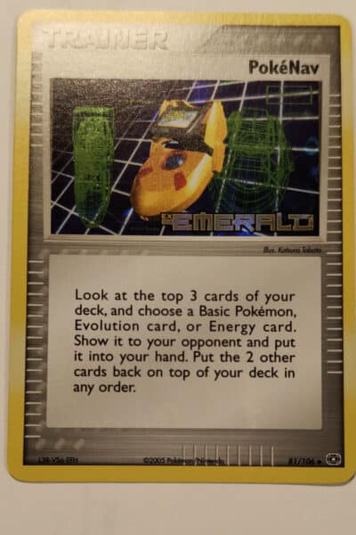 PokéNav 81/106 Emerald Reverse Holo