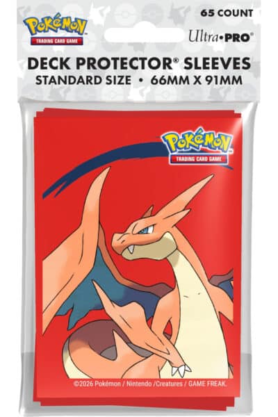 65 Lommer Mega Charizard Y Sleeves – pakken med 65 sleeves