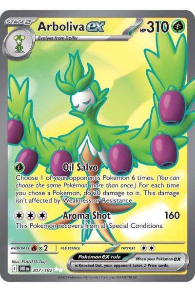 Arboliva ex 207/182 Ultra Rare fra Destined Rivals
