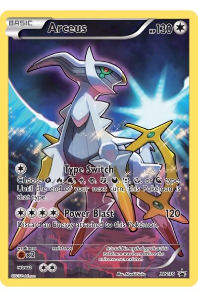 Arceus XY116 Holo Rare XY Black Star Promos