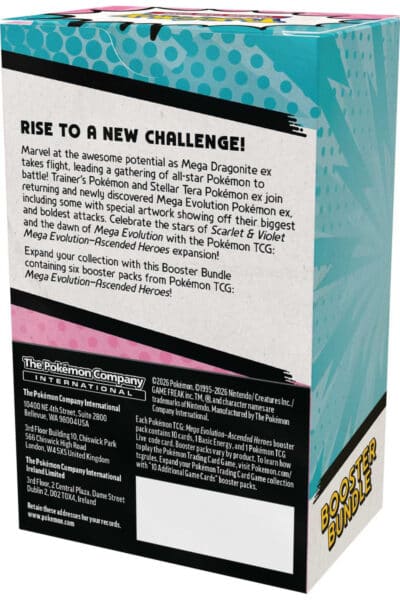 Bagsiden af Ascended Heroes Booster Bundle