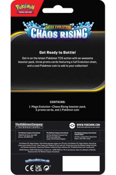 Bagsiden af Chaos Rising Premium Blister