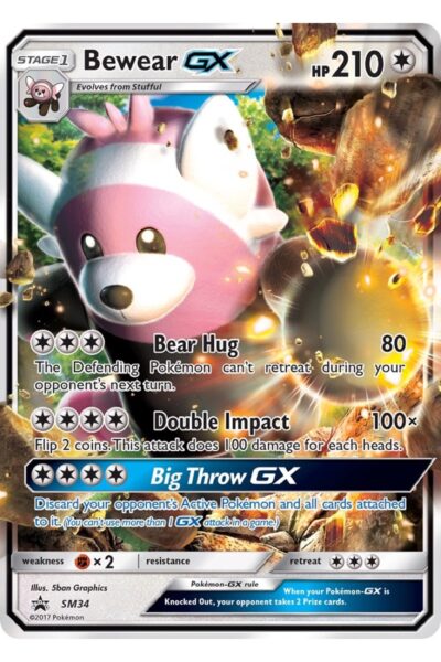 Bewear-GX SM34 Stor SM Black Star Promos