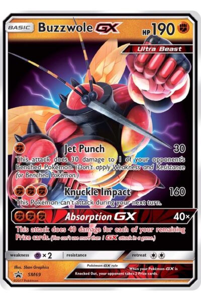 Buzzwole-GX SM69 Stor SM Black Star Promos