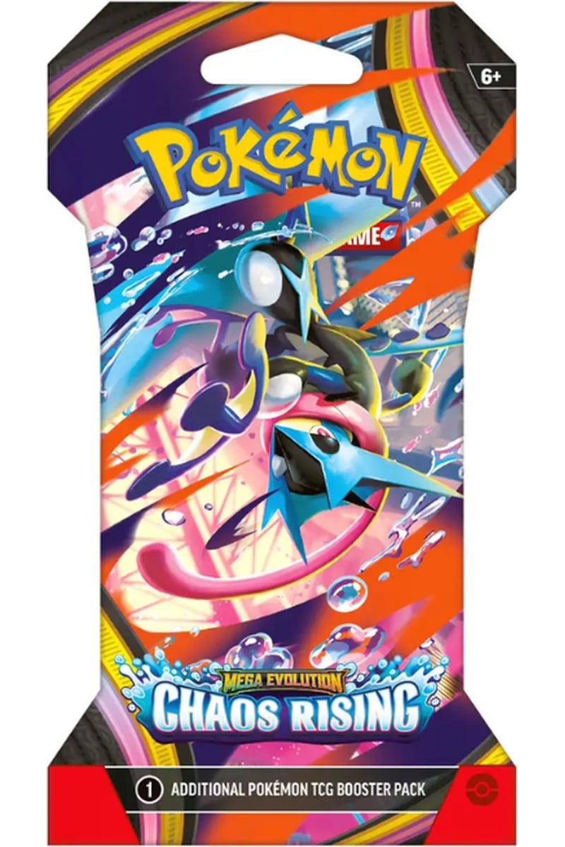 Chaos Rising boosterpakke i papblister – emballagemotivet kan variere