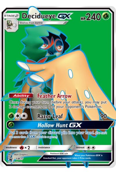 Decidueye-GX SM37 Stor SM Black Star Promos