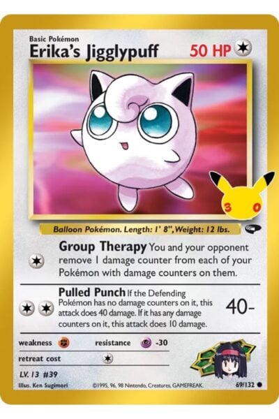 Erika's Jigglypuff, Trainer-kort nummer 69 fra 30th Celebration: Classic Collection
