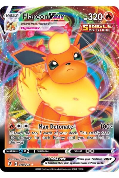 Flareon VMAX 18/203 Evolving Skies