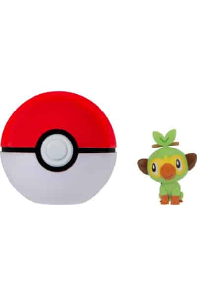 Grookey Clip 'N' Go med Poké Ball – figur og bold