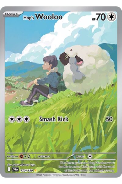 Hop's Wooloo 170/159 Illustration Rare fra Journey Together, illustreret af MINAMINAMI Take