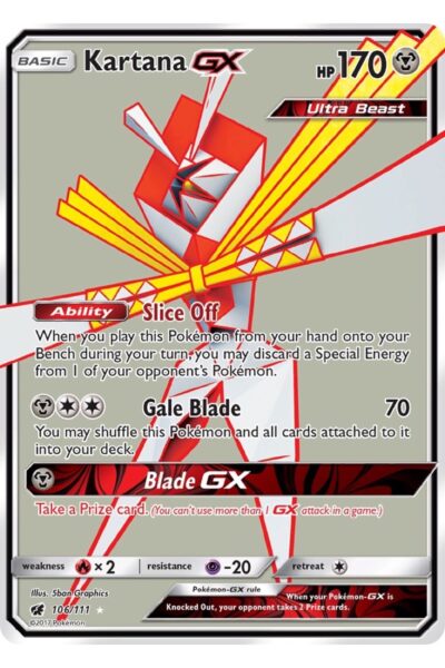 Kartana-GX 106/111 Crimson Invasion