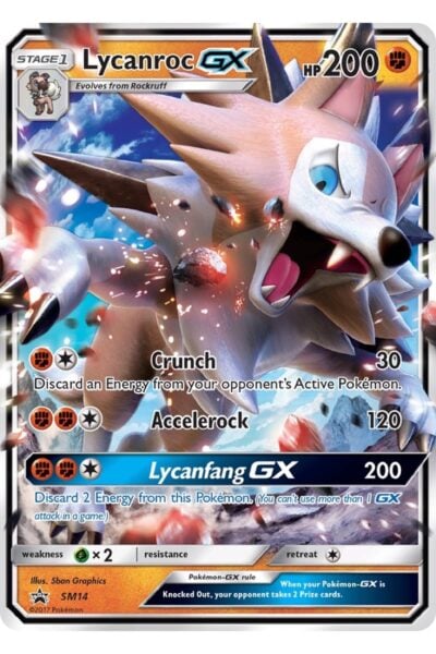 Lycanroc-GX SM14 Stor SM Black Star Promos