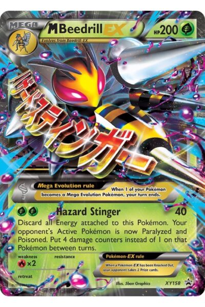 M Beedrill-EX XY158 Stor XY Black Star Promos