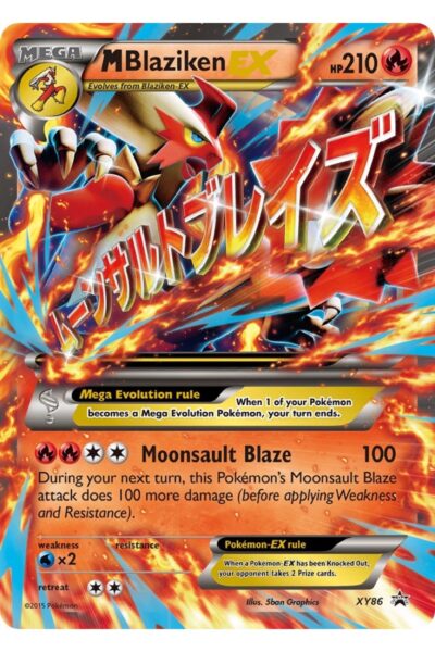 M Blaziken-EX XY86 Stor XY Black Star Promos