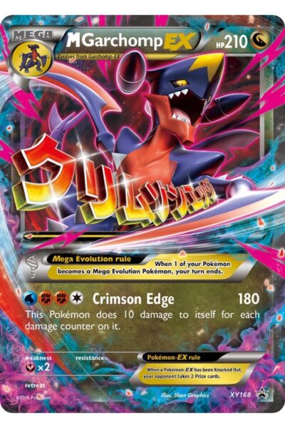 M Garchomp-EX XY168 Stor XY Black Star Promos