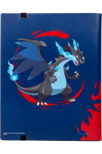Mega Charizard X og Mega Charizard Y A4 Mappe til 360 kort – bagside