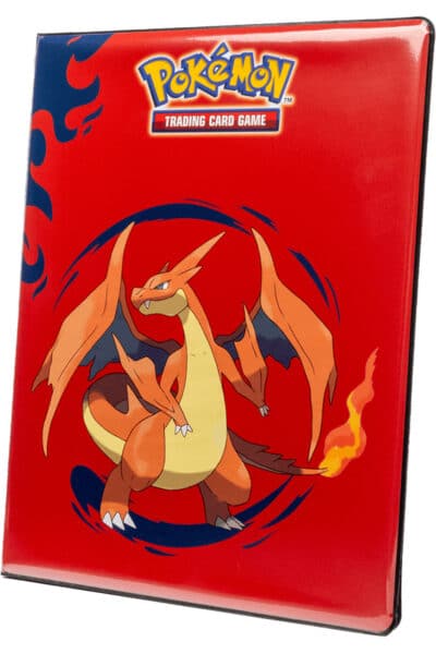 Mega Charizard X og Mega Charizard Y A4 Mappe – set skråt forfra