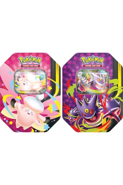Mega Clefable ex tin og Mega Gengar ex tin – vælg én variant
