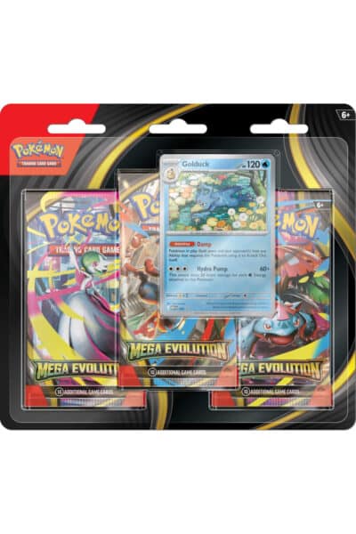 Mega Evolution Blisterpakke med Golduck og 3 Boosterpakker