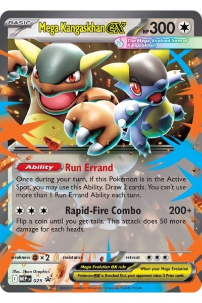 Mega Kangaskhan ex nummer 25, Black Star Promo fra Mega Evolution-serien