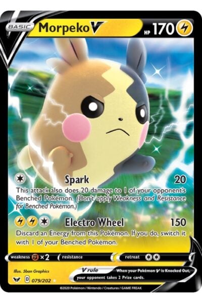 Morpeko V 79/202 Sword & Shield