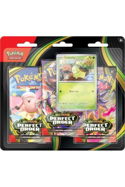 Perfect Order Blisterpakke med Chikorita og 3 Boosterpakker