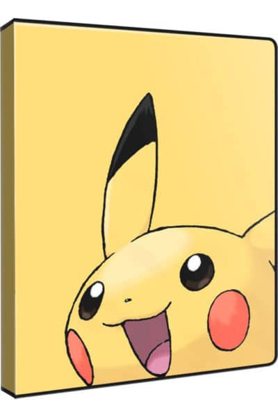 Pikachu A5 Mappe til 80 kort – set skråt forfra