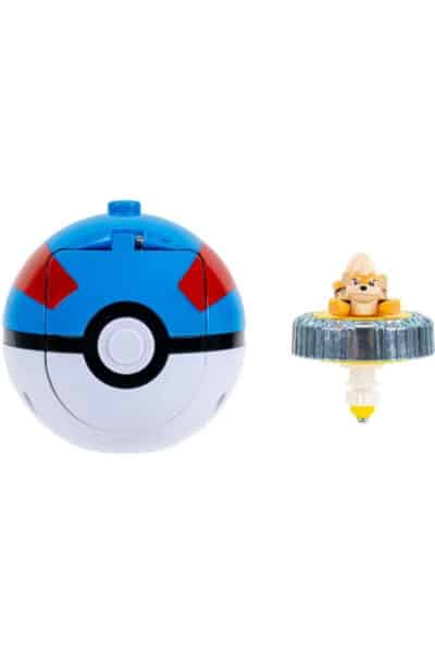 Pokémon Battle Spinner med Growlithe – Growlithe-spinner og Great Ball