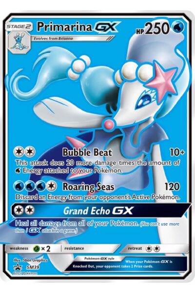Primarina-GX SM39 Stor SM Black Star Promos